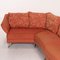 Orange Patterned Corner Sofa by Rolf Benz 8