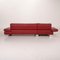 Taboo Red Leather Corner Sofa by Willi Schillig 11