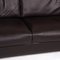 Flex Plus Dark Brown Leather Sofa by Ewald Schillig 2