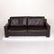 Flex Plus Dark Brown Leather Sofa by Ewald Schillig 7