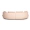 Natuzzi Cream Leather Corner Sofa 10