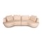 Natuzzi Cream Leather Corner Sofa 8