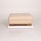 Natuzzi 2085 Beige Leather Stool, Image 7