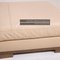 Natuzzi 2085 Beige Leather Stool 3