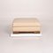 Natuzzi 2085 Beige Leather Stool, Image 8