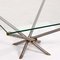 Glass and Metal Coffee Table from Draenert 2