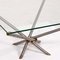 Glass and Metal Coffee Table from Draenert, Image 2