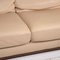 Natuzzi 2085 Beige Leather Sofa, Image 2