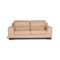 Natuzzi 2085 Beige Leather Sofa 1