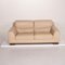 Natuzzi 2085 Beige Leather Sofa 7