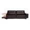 Vero Dark Brown Leather Sofa by Rolf Benz 1