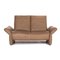 Elena Brown Leather Sofa from Koinor 1
