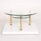 Gold Adjustable Glass Coffee Table by Ronald Schmitt 5