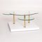 Gold Adjustable Glass Coffee Table by Ronald Schmitt 2