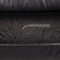 Genesis Black Leather Sofa from Koinor 3