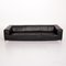 Genesis Black Leather Sofa from Koinor 6