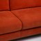 Orange Fabric Sofa by Ewald Schillig 2