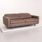 Gray Leather Sofa by Willi Schillig 6