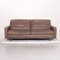 Gray Leather Sofa by Willi Schillig 2