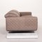 Gray Leather Sofa by Willi Schillig 10