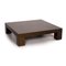 Brown Wooden High Gloss Coffee Table from Minotti, Image 1
