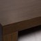 Mesa de centro de madera marrón brillante de Minotti, Imagen 2