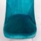 Chaise Maxalto Turquoise en Velours de B & B Italia 10