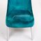 Maxalto Turquoise Velvet Chair from B&B Italia, Image 6