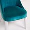 Chaise Maxalto Turquoise en Velours de B & B Italia 2