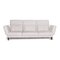 Moule White Leather Sofa from Brühl & Sippold 1