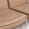 Beige and Brown Leather Sofa by Walter Knoll 2