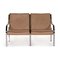 Beige and Brown Leather Sofa by Walter Knoll 1