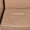Beige and Brown Leather Sofa by Walter Knoll 4