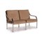 Beige and Brown Leather Sofa by Walter Knoll 6