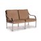 Divano beige e in pelle marrone di Walter Knoll, Immagine 6