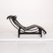 Le Corbusier LC 4 Black Leather Lounger from Cassina, Image 10