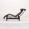 Le Corbusier LC 4 Black Leather Lounger from Cassina, Image 12