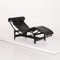 Le Corbusier LC 4 Black Leather Lounger from Cassina, Image 7