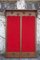 Red Velvet Room Divider, 1950s, Image 2