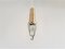 Vintage Deckenlampen aus Messing & Glas, 2er Set 3