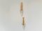 Vintage Brass & Glass Pendant Lamps from Vitrika, Set of 2, Image 7