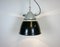 Grey Cast Aluminium Explosion-Proof Lamp with Black Enameled Shade from Elektrosvit, 1970s, Image 10