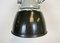 Grey Cast Aluminium Explosion-Proof Lamp with Black Enameled Shade from Elektrosvit, 1970s, Image 8