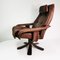 Danish Leather Armchair, 1980s 2