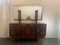 Sculptural Walnut Sideboard and Mirror, 1920s 1