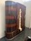 Carved Walnut & Rosewood Wardrobe with Lacquered Front from Ducrot, 1920s 5