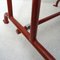Modernist Red Metal & Black Wood Folding Armchair by Gerrit Rietveld for Hopmi 16