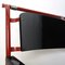 Butaca plegable modernista de metal rojo y madera negra de Gerrit Rietveld para Hopmi, Imagen 11