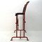 Moderner Armlehnstuhl aus Rotem Metall & Schwarzem Holz von Gerrit Rietveld für Hopmi 8