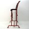 Modernist Red Metal & Black Wood Folding Armchair by Gerrit Rietveld for Hopmi 8